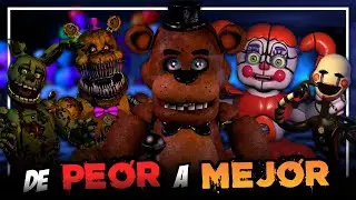 Todos los juegos de FNAF de PEOR a MEJOR