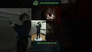 Half Life: Alyx | SilverCord-VR Treadmill | Walking in virtual reality #Shorts