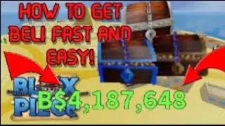 BLOX PIECE HOW TO MAKE BELI FAST! ROBLOX