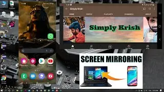 How to Connect Mobile to Laptop within 2mins| Share Mobile Screen on Laptop || Simply Krish