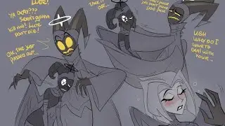 Adam X Lute! Hazbin Hotel Comic Dub