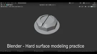 Blender - Hardsurface modeling practice #28
