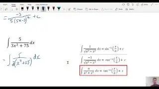 Specialist Unit 4 Integral Quiz (not including partial fractions and by parts)