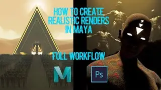 How to create an NFT in Maya & Photoshop | Arnold Render | For Intermediate