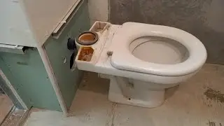 How to temporarily connect an old toilet to the installation