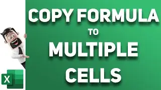 Copy formula to entire column (Quickest method)
