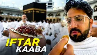 Blessed With IFTAR Front of KAABA Sharif 🥲 Ramadan 2024 in Makkah