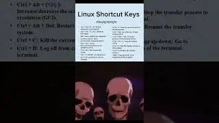 Linux Shortcut Keys 