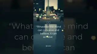 Conceive, Believe, Achieve: Unlocking Your Potential