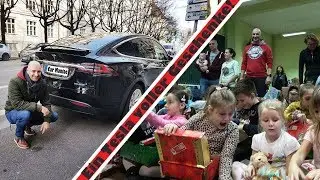 2.500km ROADTRIP zu Waisenkindern mit TESLA Model X P100D!