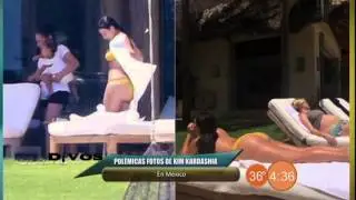 Divos - Polémicas fotos de Kim Kardashian en México