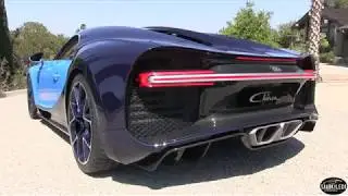 Выхлоп Bugatti Chiron. Просто ЗВЕРЬ!