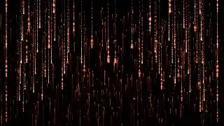 Golden Particles Neon Glitter Awards Dust Abstract Background Loop [4k 60fps]