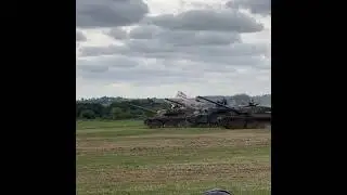 6 x Chieftain Tank drag race at Operation Market Harborough 2024