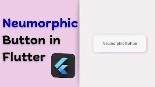 Neumorphic Button in flutter || #flutter