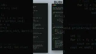 Sorting Algorithms in C++ #shorts