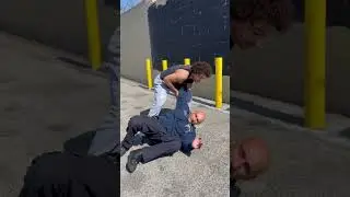 Choke Defense in Real Time #foryou #selfdefense #howto #how #martialarts #reaction #real