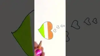 Happy Independence Day Status 2023 | 15 August Short 2023 | Heart Drawing Short 2023 | Indian Flag