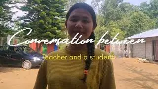 Teacher and a student