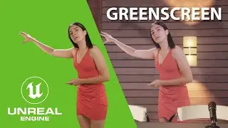 Unreal Engine 5.6 - How To Add Greenscreen Footage - Tutorial