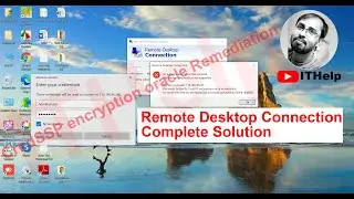 This could be due to CredSSP encryption oracle remediation | An authentication error has occurred
