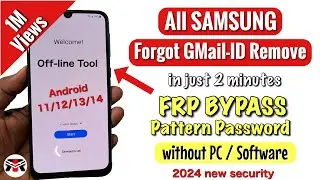 Samsung FRP Bypass 2024👌Android 13 14 New Security 2024✔️Frp Lock Removal Samsung | Bypass Frp