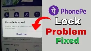 authentication is required to access the phonepe app | phonepe locked how to unlock