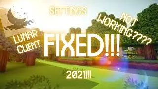 How to Fix Lunar Client Settings Not Opening (2021)