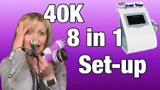 8 in 1 40K ULTRASONIC CAVITATION Radio Frequency skin tightening HOW TO USE