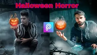 PicsArt Halloween Horror realistic photo editing tutorial -Ch Edit