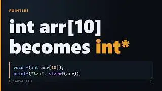 sizeof lies: array-to-pointer decay