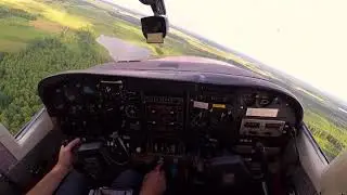 Cessna 210 flight from Paluknys to Rūdiškės, Lithuania