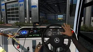 Download Hand on wheel mod with Green Line Double Decker Bus for 1.35 to 1.40