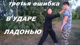 Третья ошибка в Ударе Ладонью