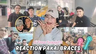 FIRST REACTION AI TEAM AYRA PAKAI BRACES!! SEMUA GELAKKAN AYRA🤣