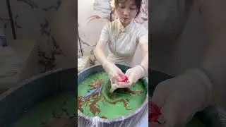 How to make Chinese hand-painted fans #painting #art #diy #Chinese culture #artist