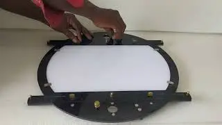 Fancy acrylic disc with movable ACME pegbars for animation desk | Hand drawn animation
