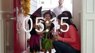 10 Minute Timer with Spooky Music: Halloween Theme