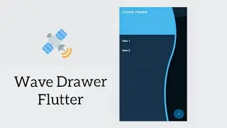 Wave Drawer in Flutter | Flutter Tutorials | Flutter by Google | 