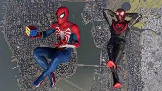 Falling from 5000+ Meters in Marvel's Spider-Man 2