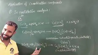 applications of coordination compounds  / class 12