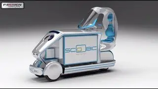AS Scoobic, a 4.0 electric vehicle designed for last mile delivery within smart cities