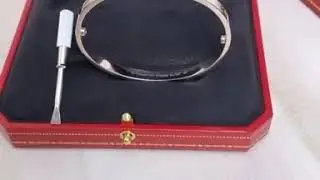 Cartier Love Bracelet 18K white gold real diamond