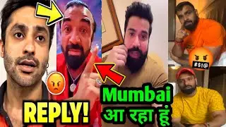 Harsh Beniwal Friends VERY ANGRY REPLY To Ajaz Khan! | Rajveer Fitness Vs Ajaz Khan Again |