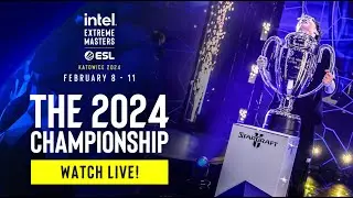 🏆 INTEL EXTREME MASTERS KATOWICE 2024 ДЕНЬ 1: Clem, Maru, Dark, Reynor