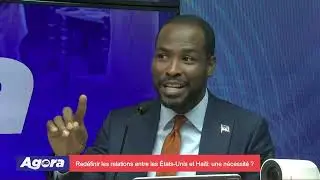 Debat entre les panelistes et l'Ambassadeur Roudy Stanley Penn, à l'émission "AGORA".......
