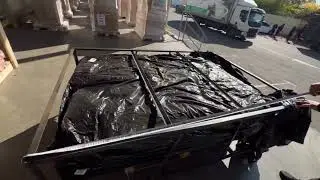 Обзор Как приходят грузовые Квадроциклы на ТК Деловые линии, размеры, 6 штук Tayga Zongshen 4wd 300c