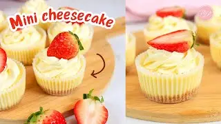 Mini CHEESECAKE | Receta fácil y rápida 🍓