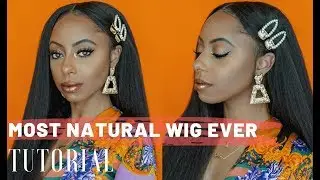 NO MORE HEAT DAMAGE! MOST NATURAL LOOKING WIG EVER! HOW TO INSTALL | Jessica Pettway