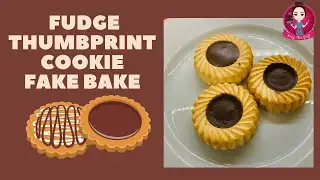 Let’s Fake Bake Fudge Shortbread Cookies! #fakebake #cookies #peepthisyall